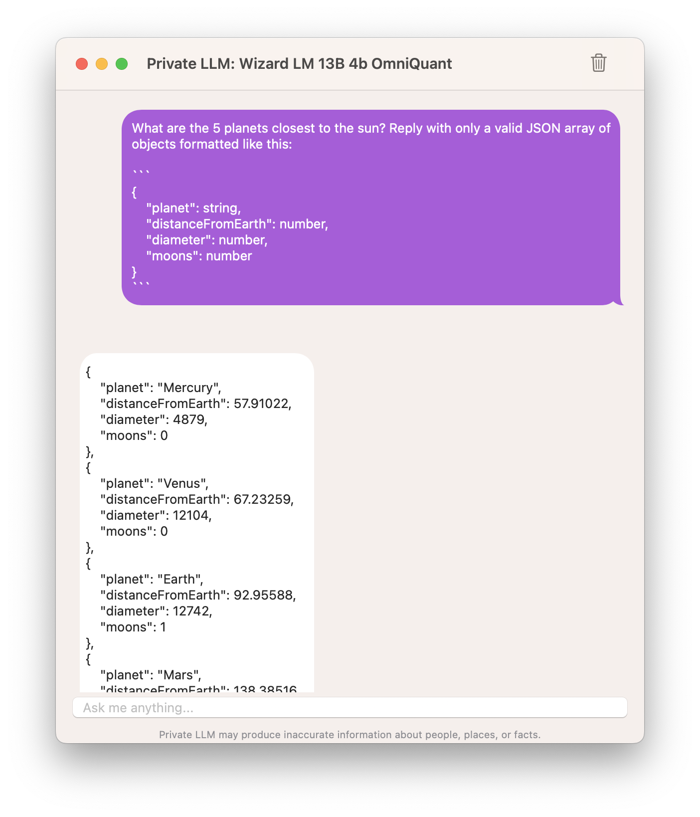 Private LLM for Mac v1.4
